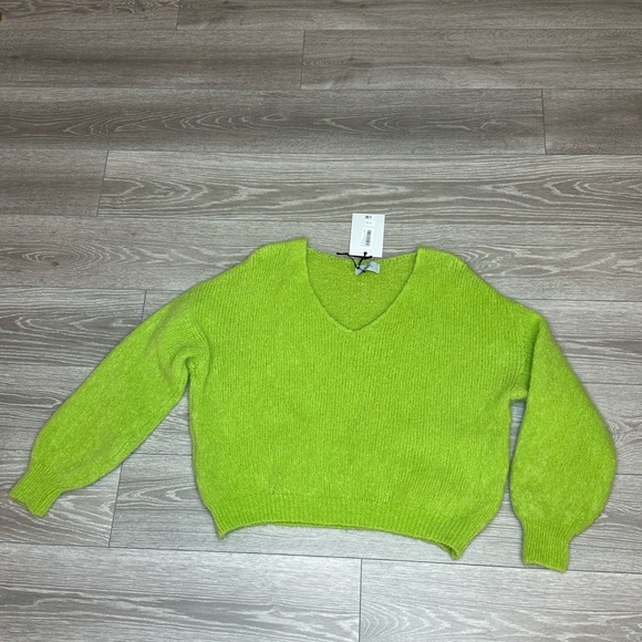 Italian mohair women sweater 53% mohair, 45% Poliamide, 2% Elastan - Picture 4 of 5